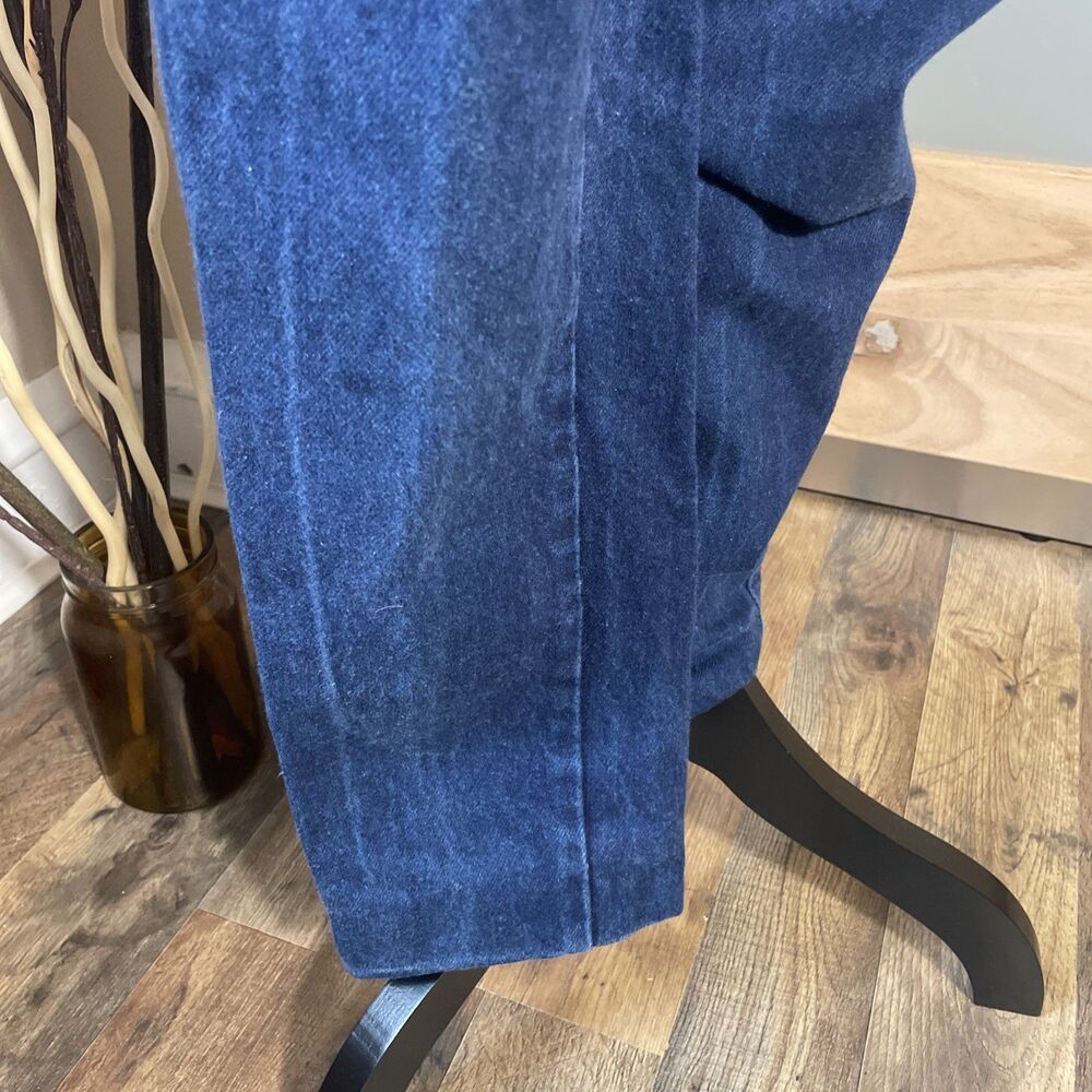 Vintage Sasson High Rise Mom Jeans Dark Wash 11/12 90s Y2K Straight Leg Denim - Picture 3 of 11